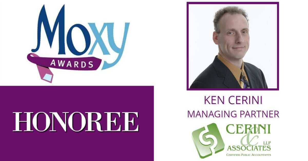 Ken Cerini, CPA Honored at the Moxxie Mentoring Foundation Inaugural MoXY Awards