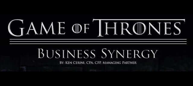 GAME OF THRONES BUSINESS SYNERGY
