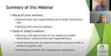 Nonprofit Audit Committee Bootcamp Part 3 – Internal Communication and Understanding Risk