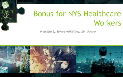 Bonus for NYS Healthcare Workers – Cerini Short