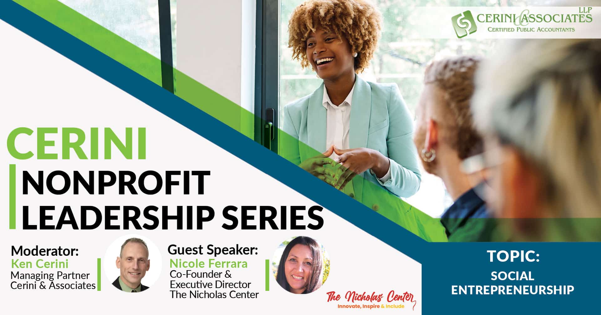 Nonprofit Leadership Series: Social Entrepreneurship - Cerini
